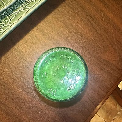 Vintage Mickey's Malt Liquor Green Glass Barrel Bottle