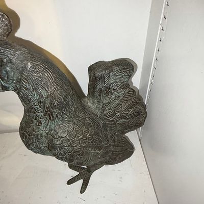 Sale Photo Thumbnail #164: Vintage Cast Iron Rooster Sculpture