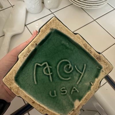 Sale Photo Thumbnail #114: McCoy Pottery Art Deco Green Planter