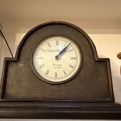 Sale Photo Thumbnail #148: Imperial Clock Works Birmingham Wooden Mantel Clock