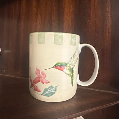 Lenox Summer Greetings Ruby-Throated Hummingbird Mug