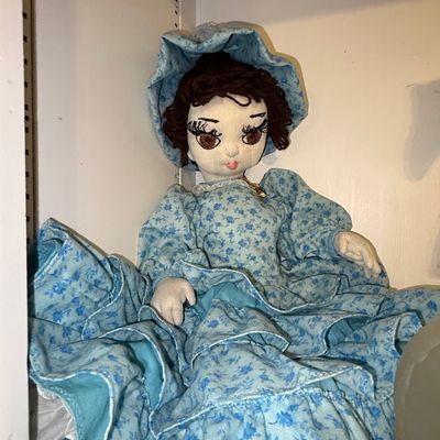 Sale Photo Thumbnail #408: Vintage Cloth Southern Belle Doll