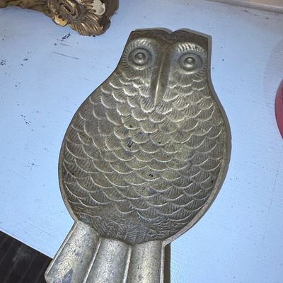 Sale Photo Thumbnail #284: Vintage Brass Owl Ashtray/Trinket Dish