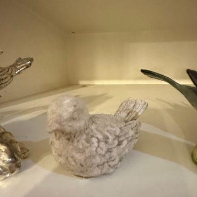 Sale Photo Thumbnail #595: Textured Ceramic Bird Figurine