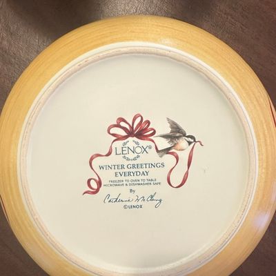 Sale Photo Thumbnail #256: Lenox Winter Greetings Everyday Serving Bowl