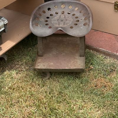 Sale Photo Thumbnail #28: Vintage Tractor Seat Stool