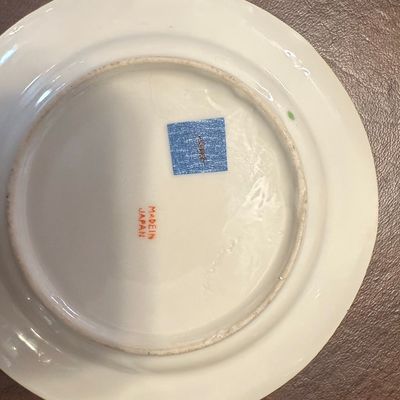 Vintage Japanese Floral Porcelain Bread and Butter Plate - Occupied Japan