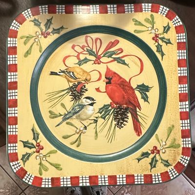 Sale Photo Thumbnail #117: Lenox Winter Greetings Square Charger Plate