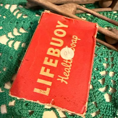 Vintage Lifebuoy Health Soap Box with Puralin