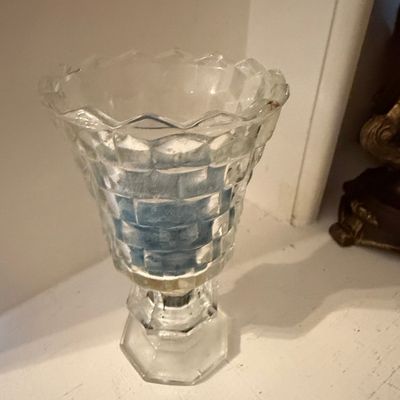 Sale Photo Thumbnail #404: Fostoria American Pattern Clear Glass Vase