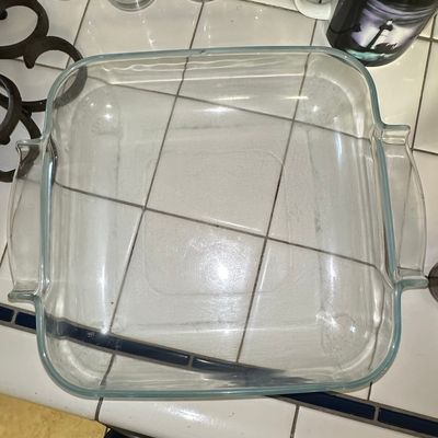 Anchor Hocking 8" Square Clear Glass Baking Dish