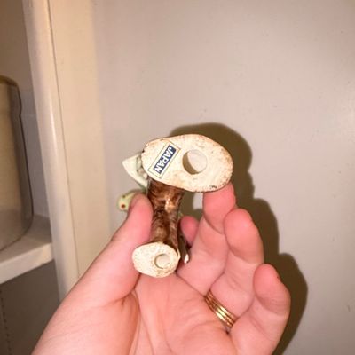 Sale Photo Thumbnail #623: Mid-Century Japanese Ceramic Budgie Figurine