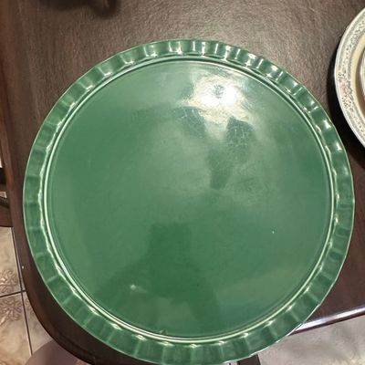 Sale Photo Thumbnail #545: Furio Home Green Pedestal Cake Stand