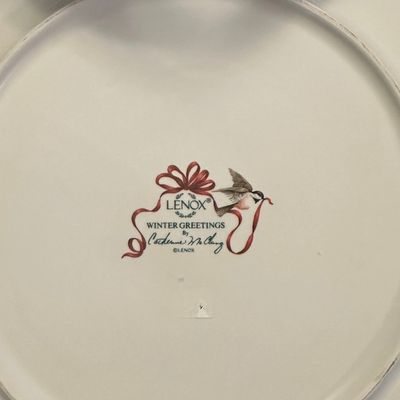Sale Photo Thumbnail #116: Lenox Winter Greetings Square Charger Plate