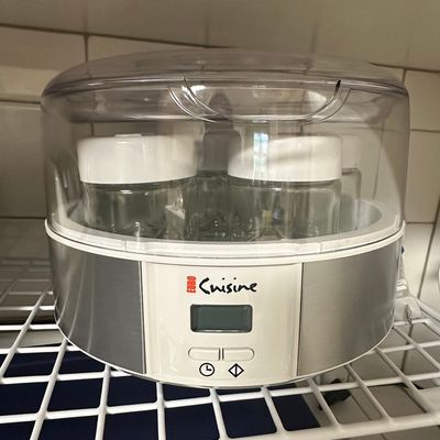 Sale Photo Thumbnail #304: Euro Cuisine YM80 Electric Yogurt Maker with 7 Glass Jars