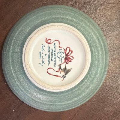 Lenox Winter Greetings Everyday Cardinal Salad Plate