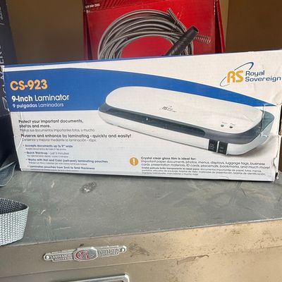 Sale Photo Thumbnail #431: Royal Sovereign CS-923 9-Inch Laminator