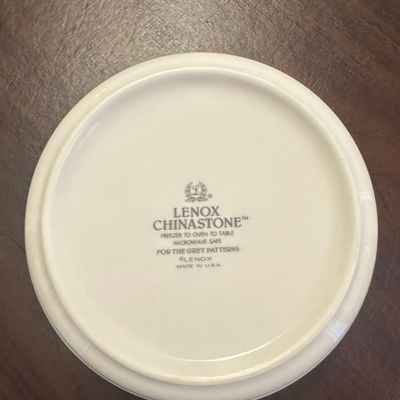 Sale Photo Thumbnail #364: Lenox Chinastone "For The Grey Patterns" Serving Bowl
