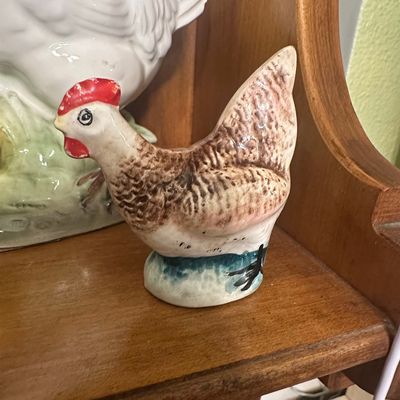 Vintage Ceramic Chicken Salt and Pepper Shaker
