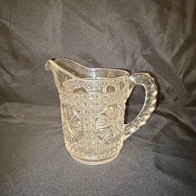 Sale Photo Thumbnail #668: EAPG Imperial Glass Amelia (Star Medallion) Creamer