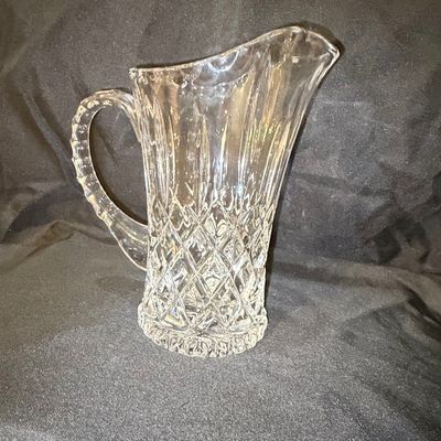 Sale Photo Thumbnail #175: Gorham King Edward Crystal Pitcher