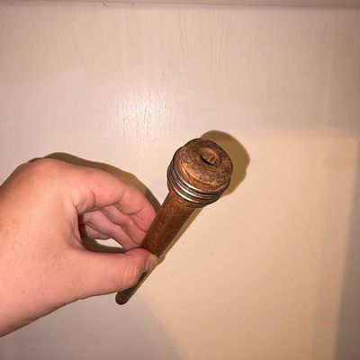 Sale Photo Thumbnail #679: Vintage Wooden Textile Bobbin Spool