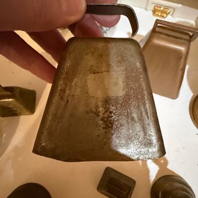 Sale Photo Thumbnail #514: Vintage Sheet Metal Cow Bell