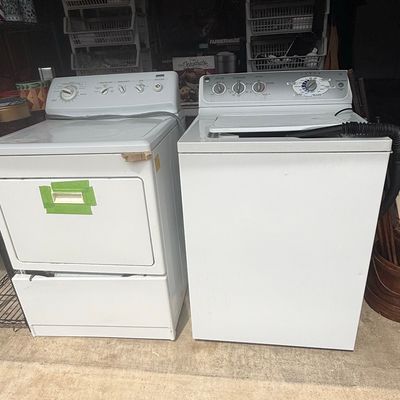 Sale Photo Thumbnail #39: GE Top-Load Washer and Dryer Set
