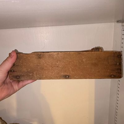 Sale Photo Thumbnail #585: Vintage Wooden Cheese Box