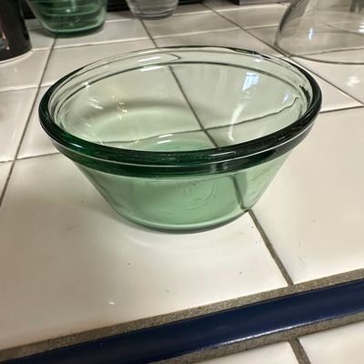 Sale Photo Thumbnail #438: Anchor Hocking Green Glass Custard Cups (Set of 4)