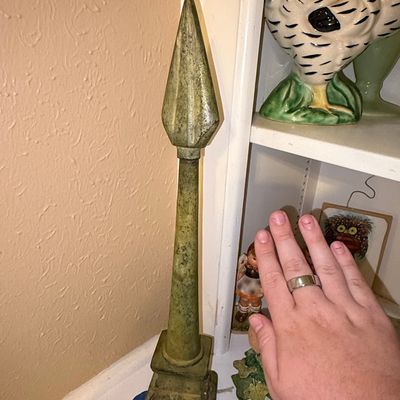 Sale Photo Thumbnail #266: Cast Iron Spearhead Finial