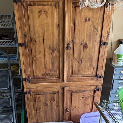 Sale Photo Thumbnail #14: Rustic Mexican Pine Armoire