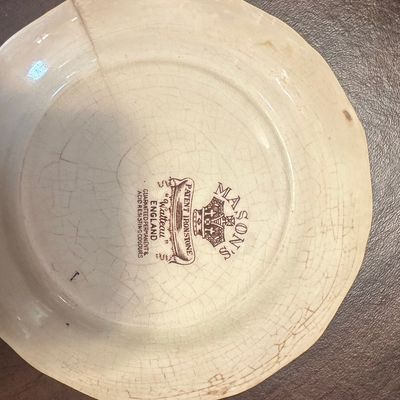 Sale Photo Thumbnail #399: Mason's Patent Ironstone 'Watteau' Plate
