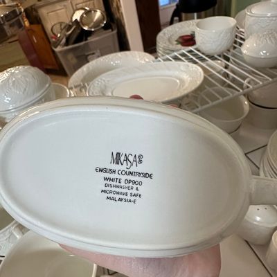 Sale Photo Thumbnail #357: Mikasa English Countryside Gravy Boat with Underplate