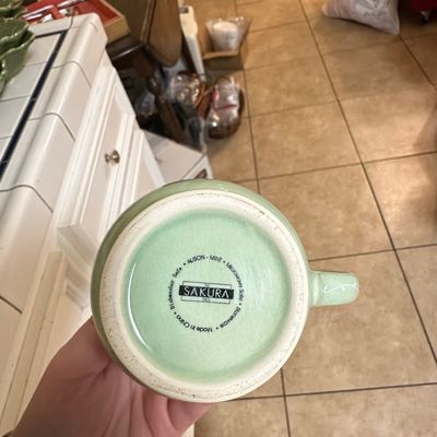 Sale Photo Thumbnail #516: Sakura Alison Mint Creamer