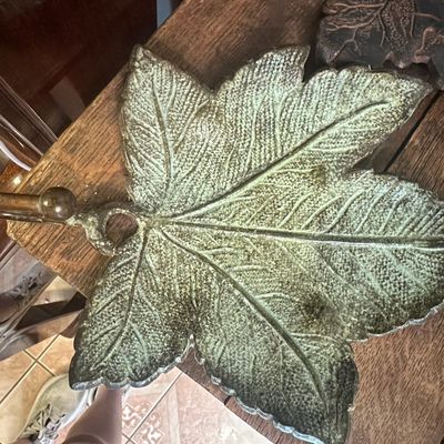 Sale Photo Thumbnail #561: Cast Metal Maple Leaf Wall Hook