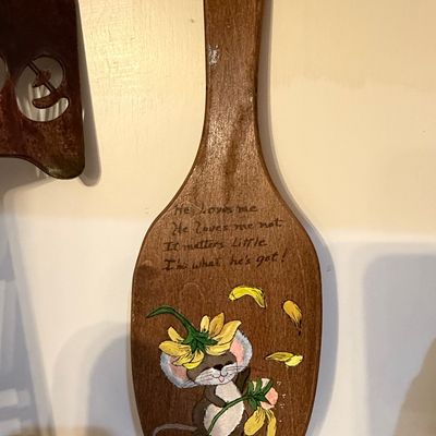 Hand-Painted Decorative Wooden Spoon