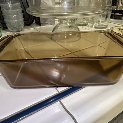 Pyrex Visions Amber Loaf Pan #213