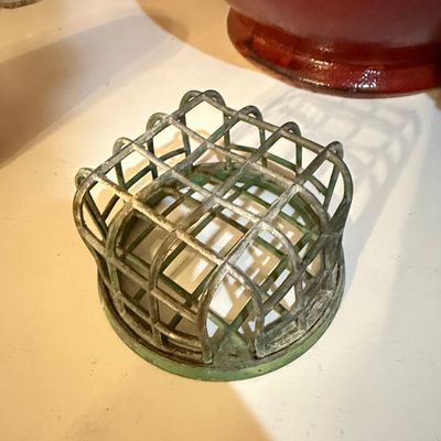 Sale Photo Thumbnail #396: Vintage Dazey Mfg. Co. Metal Flower Frog