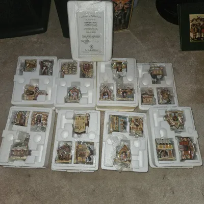 Hummel Bavarian Village Porcelain  Ornaments