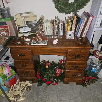 Vintage Wood Desk