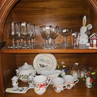 Lennox and other dishes, Goebel Bunny