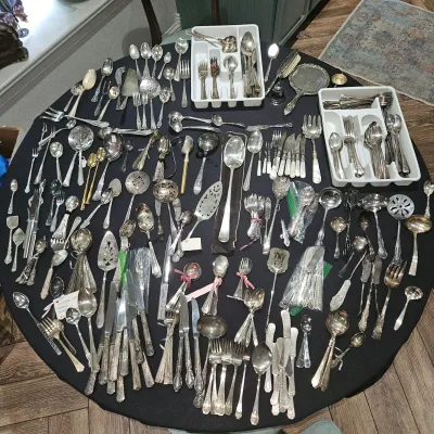Sale Photo Thumbnail #25: Lots of Silver ware Left
