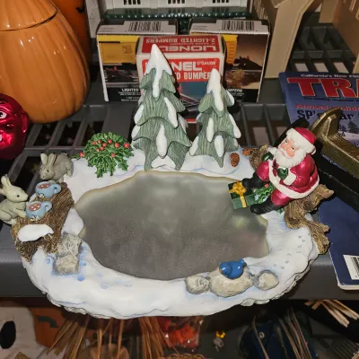 Collectable Goegel Christmas iced lake