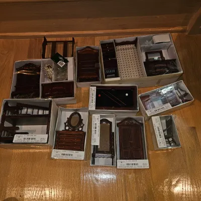 Various Miniature Doll House Furniture