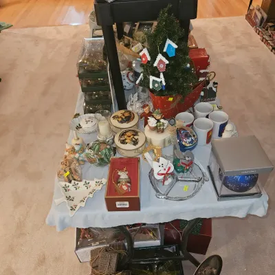 Hummel containers & Lennox Ornaments