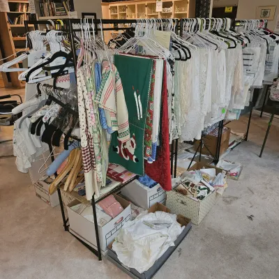A crazy amount of Antique/Vintage Linens