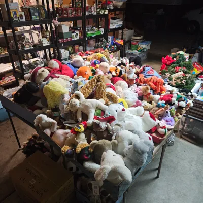Tons of Stuffed Animals
