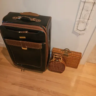 Samantha Brown Luggage and Vintage Picnic Baskets