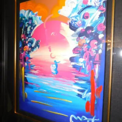 Sale Photo Thumbnail #188: Peter Max New World III w/ COA